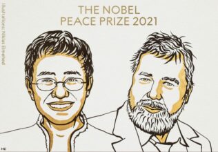 Le Nobel de la paix décerné à deux journalistes pour leur combat pour la liberté d'expression