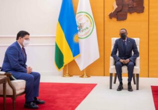 Nasser Bourita reçu en audience par le président rwandais