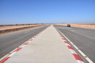Élargissement de la RN1 au niveau d'Oued Eddahab