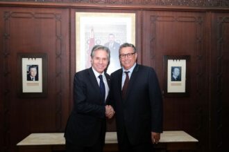 Aziz Akhannouch s'entretient avec le secrétaire d'État américain