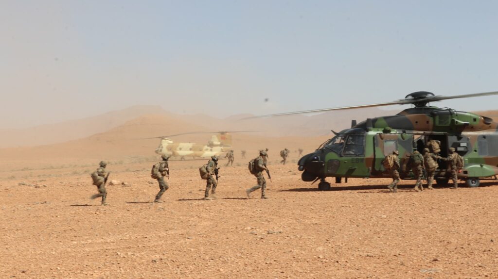 En images, l'exercice militaire franco-marocain 'Chergui 2022'