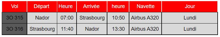 Air Arabia : nouvelle ligne Nador-Strasbourg à partir de juin 2022