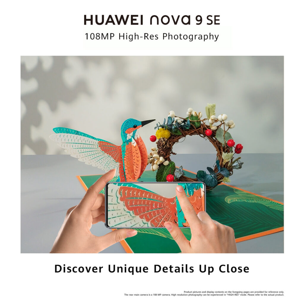 Le nouveau smartphone étoffe davantage la famille nova avec son impressionnant appareil photo haute résolution de 108MP et son système SuperCharge de 66W