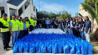 Centrale Danone distribue 4.000 paniers alimentaires