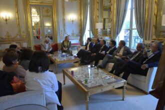 André Comte-Sponville à la première conférence culturelle post-Covid de l'ambassade du Maroc en France