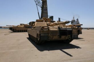 Des chars M1A3 Abrams mobilisés lors de l’African Lion 2022