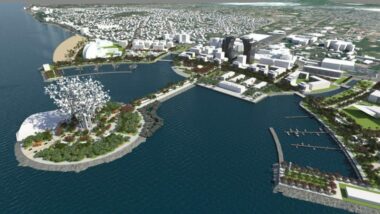 La Baie des rois, le nouveau quartier d’affaires de Libreville, sonde les investisseurs marocains