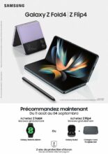 Samsung dévoile ses nouveaux modèles de smartphones pliables ‘Z Flip 4’ et ‘Z Fold 4’