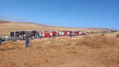 15 morts et 37 blessés dans le renversement d'un autocar entre Khouribga et Fquih Ben Saleh (bilan provisoire)