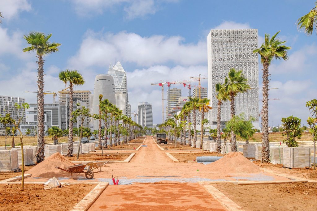 Images. Le pôle urbain Casa Anfa prend forme