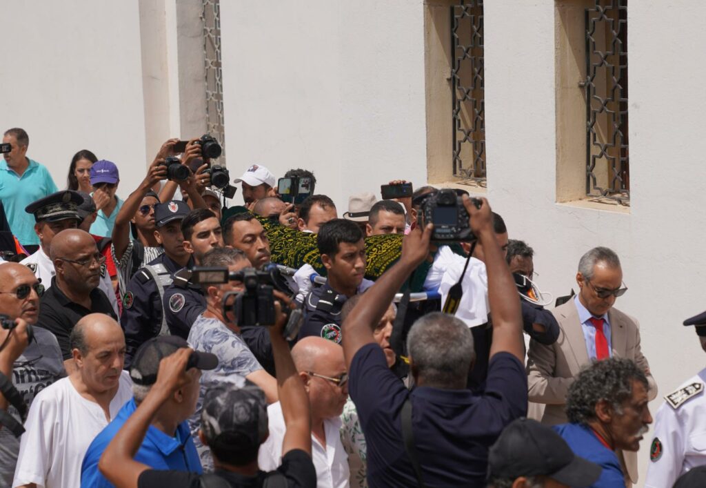 Obsèques à Casablanca d'Abdelhak El Khiame, ancien directeur du BCIJ Obsèques à Casablanca d'Abdelhak El Khiame, ancien directeur du BCIJ
