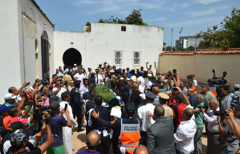 Obsèques à Casablanca d'Abdelhak El Khiame, ancien directeur du BCIJ Obsèques à Casablanca d'Abdelhak El Khiame, ancien directeur du BCIJ