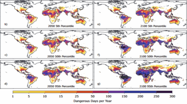 La planète en proie à une augmentation de la fréquence des vagues de chaleur