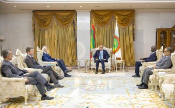 Staffan de Mistura en Mauritanie