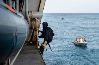 Exercice militaire naval entre le Maroc, le Sénégal et la France