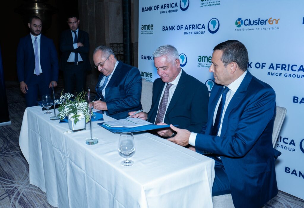 Bank of Africa signe deux conventions avec l’AMEE et le Cluster EnR