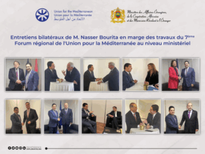 Série d’entretiens de Bourita en marge du 7e Forum régional de l’UpM à Barcelone