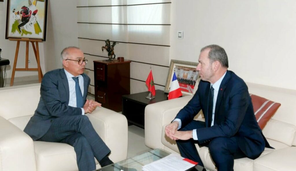 Benmoussa s'entretient avec l'ambassadeur de France au Maroc