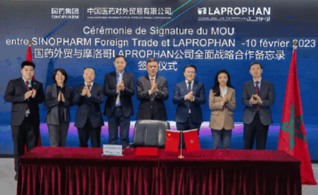 Accord stratégique entre Laprophan et Sinopharm