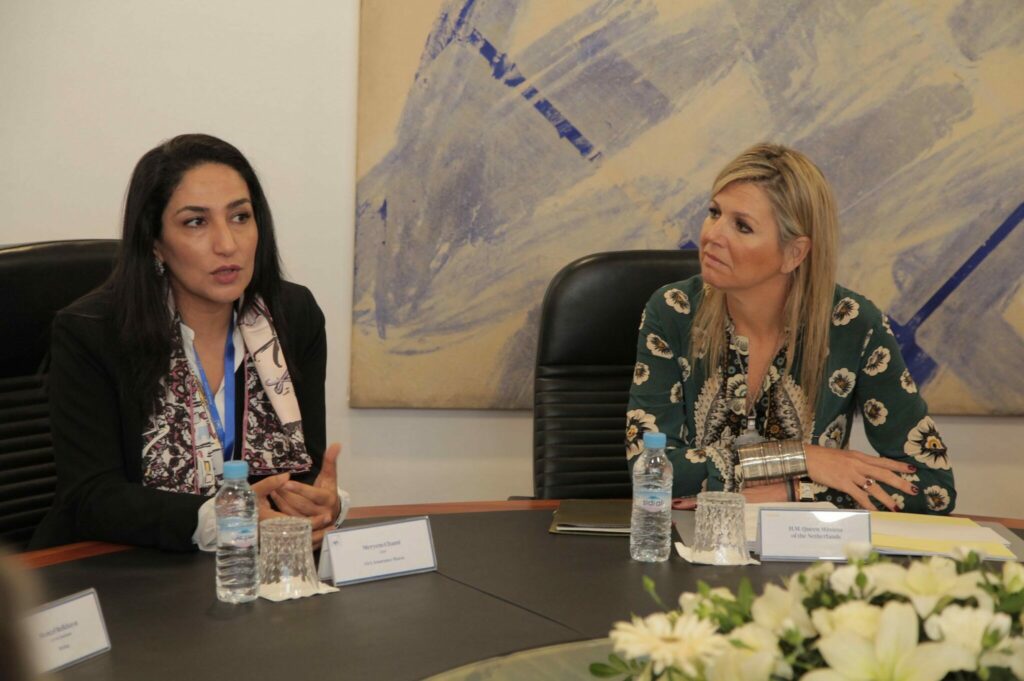 AXA assurance reçoit la Reine Máxima des Pays-Bas