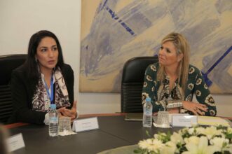 AXA assurance reçoit la Reine Máxima des Pays-Bas