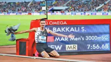 L’athlète marocain Soufiane El Bakkali réalise la meilleure performance mondiale de l’année sur le 3.000 m steeple