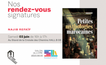 Najib Refaïf signe son récit &ldquo;Petites mythologies marocaines&rdquo; au SIEL