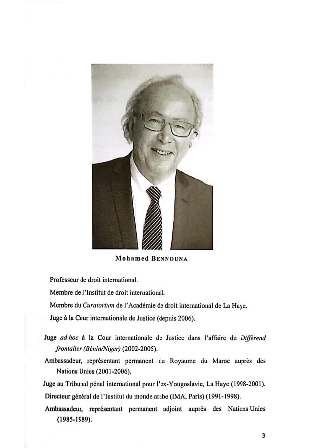 L'université célèbre le Pr Bennouna, sommité du droit international