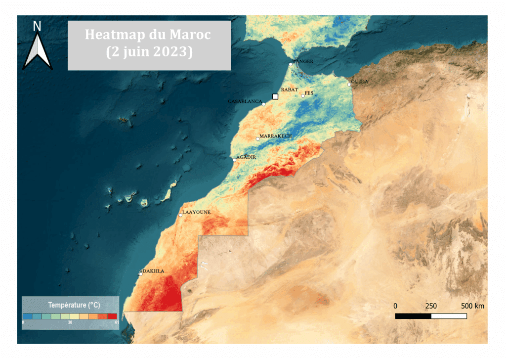 Des vagues de chaleur de plus en plus fréquentes et intenses au Maroc (cartes)