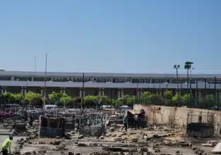Incendie dans un camp de migrants à côté de la gare Ouled Ziane à Casablanca, pas de victimes