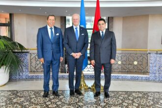 De Mistura boucle sa visite au Maroc par des entretiens avec Nasser Bourita