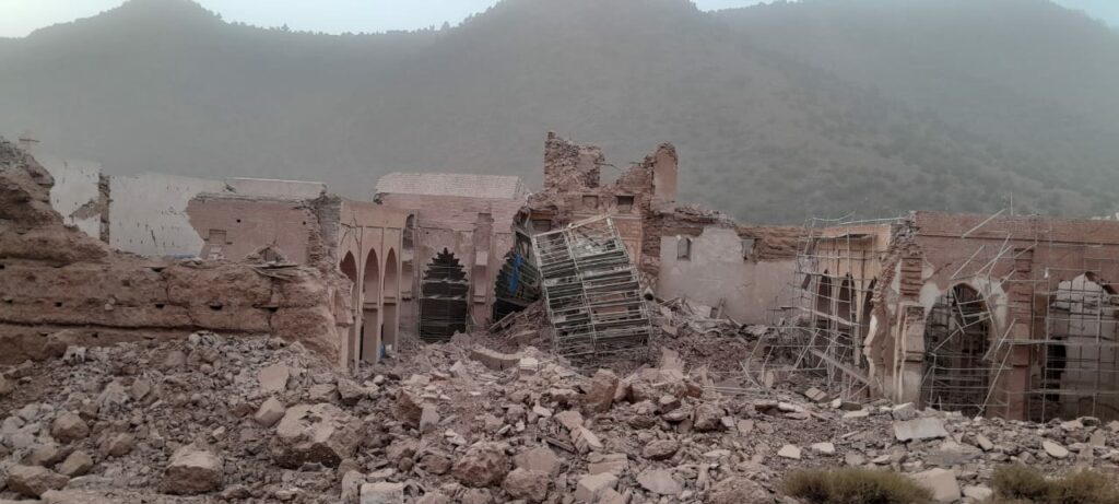 La mosquée de Tinmel détruite, des siècles d’histoire anéantis par le séisme