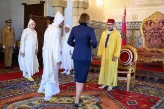 Le Roi Mohammed VI reçoit un nouveau groupe d'ambassadeurs