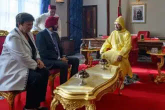 Le Roi reçoit le Pt de la Banque Mondiale et la DG du FMI