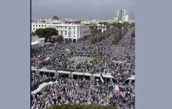 A Rabat, une impressionnante marche de solidarité avec la Palestine