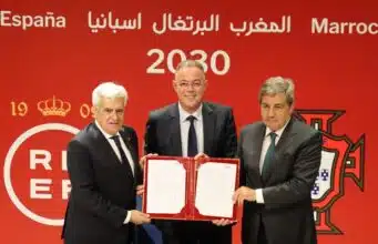 Le Maroc, le Portugal et l’Espagne signent l’accord de candidature pour l’organisation du Mondial 2030
