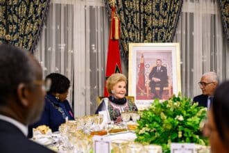 Le Roi offre un dîner en l’honneur des participants à la 10e AG de l’Union africaine des aveugles