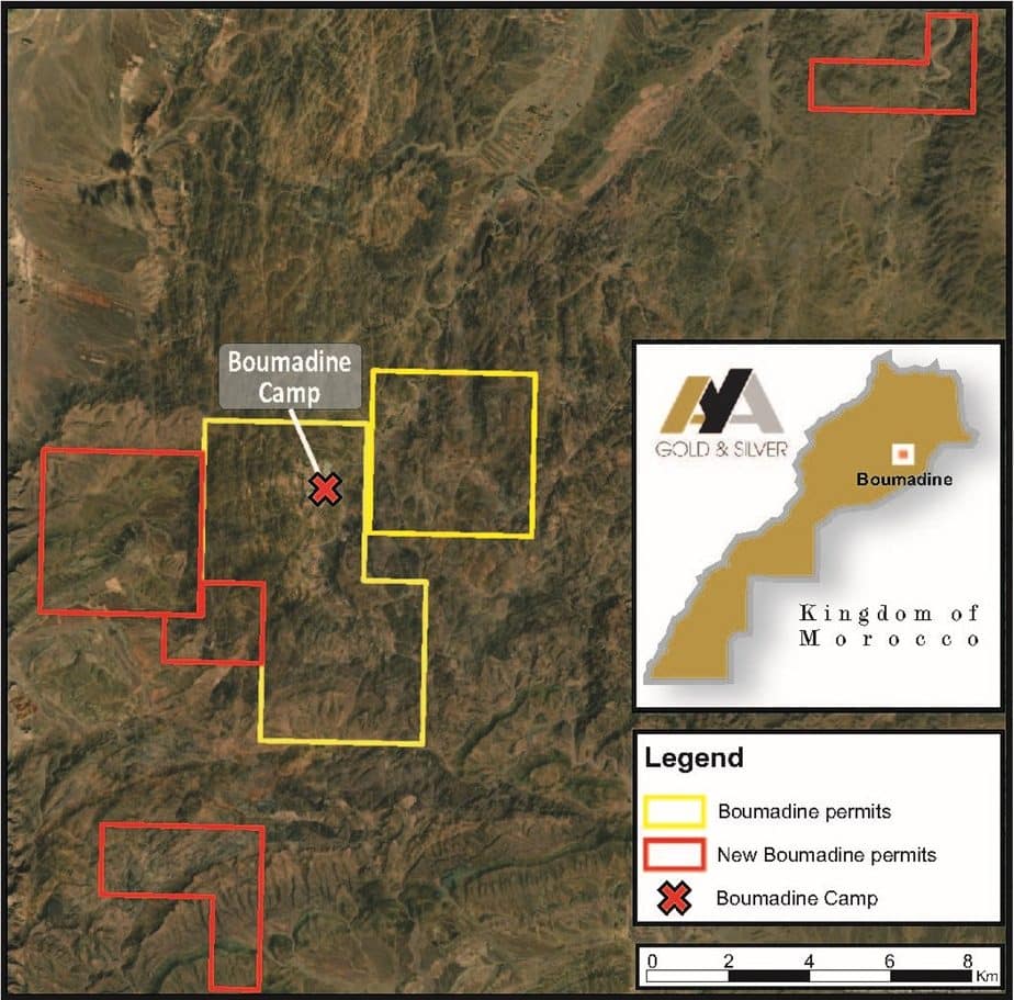 Aya Gold & Silver décroche quatre nouveaux permis d’exploration à Boumadine