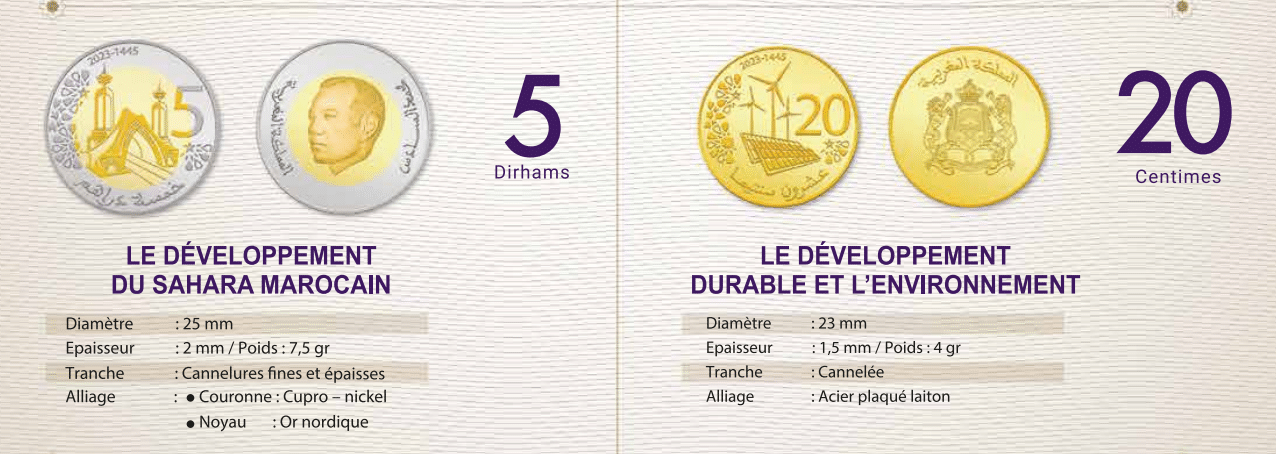 Émission de nouveaux billets et pièces de monnaie au Maroc