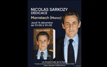 Nicolas Sarkozy à Marrakech pour présenter son dernier livre