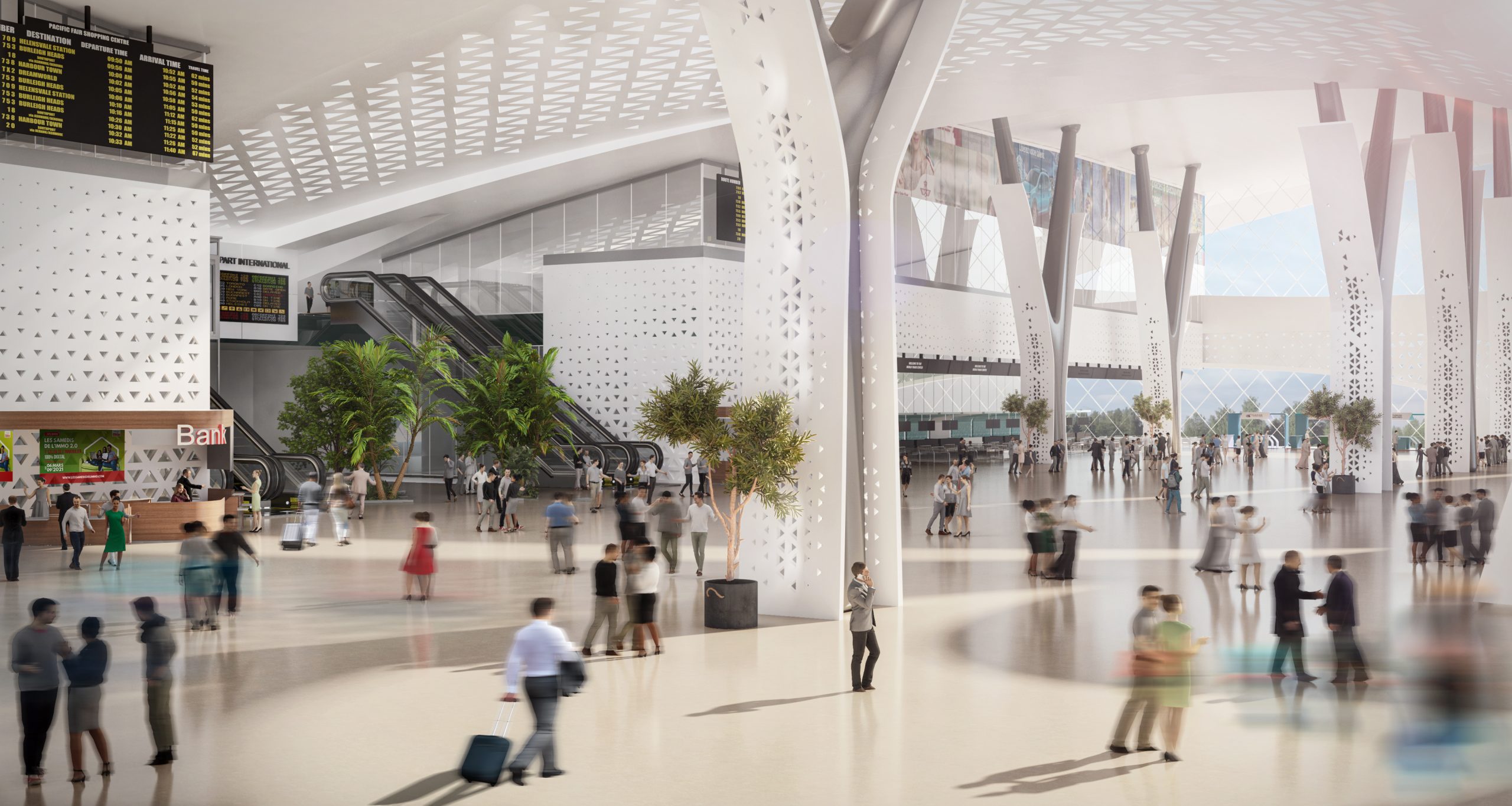 EN IMAGES. Le futur terminal de grande dimension à l'aéroport de Tanger