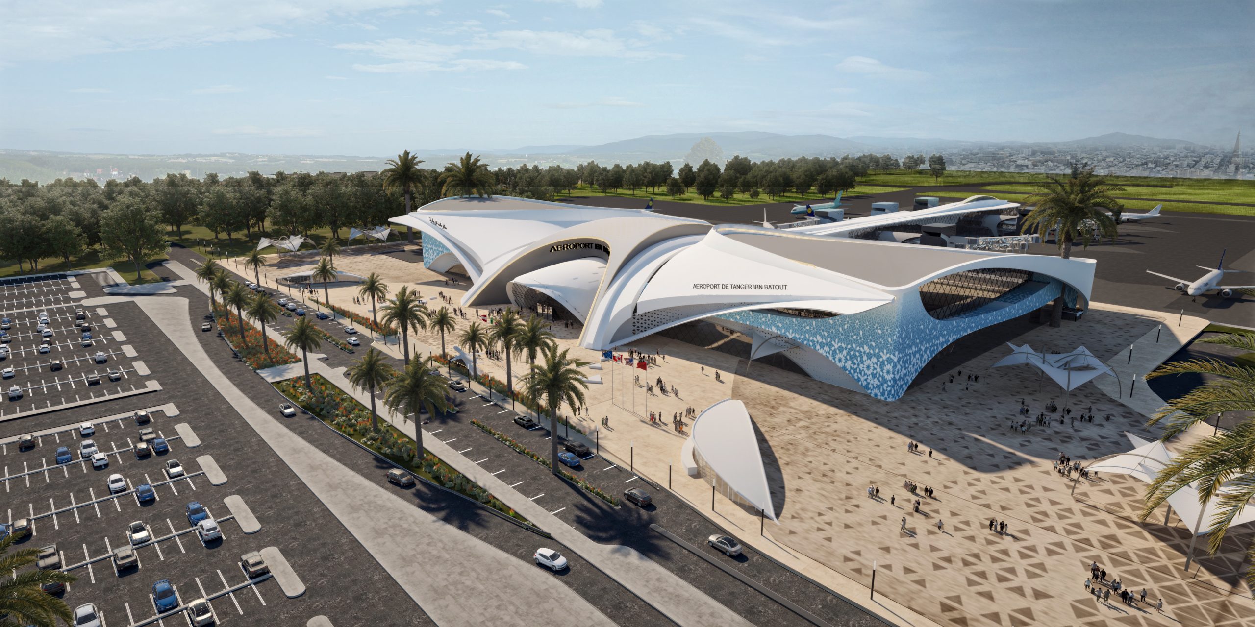 EN IMAGES. Le futur terminal de grande dimension à l'aéroport de Tanger