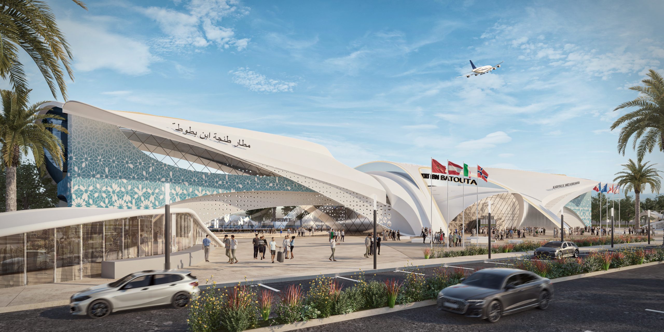 EN IMAGES. Le futur terminal de grande dimension à l'aéroport de Tanger