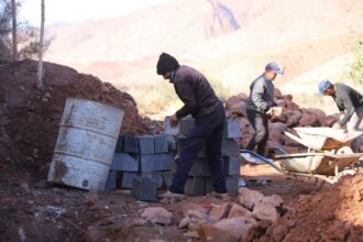 Démarrage à Talat N’Yacoub de la reconstruction des maisons touchées par le séisme
