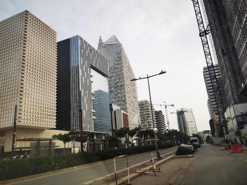 Le quartier Casablanca Finance City (CFC), le 