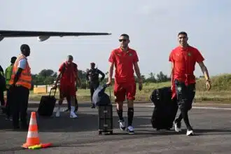 CAN 2023 : arrivée de l'équipe nationale marocaine en Côte d'Ivoire