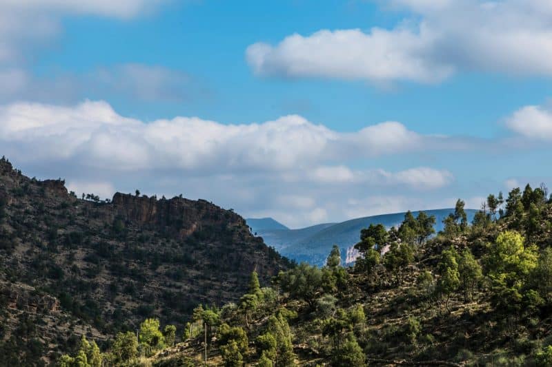 Les montagnes des Beni Snassen.