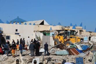 Démolition des constructions anarchiques du mausolée Sidi Abderrahmane à Casablanca