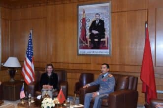 L'inspecteur général des FAR reçoit une délégation militaire américaine