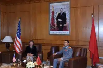 L'inspecteur général des FAR reçoit une délégation militaire américaine